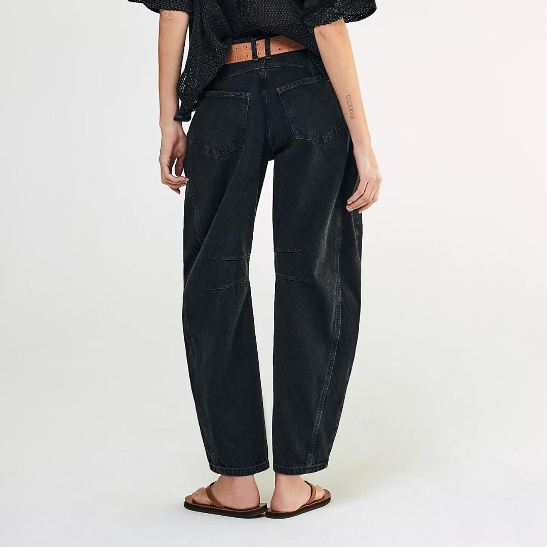 Salomé™ - Komfortable Jeans med Bred Pasform