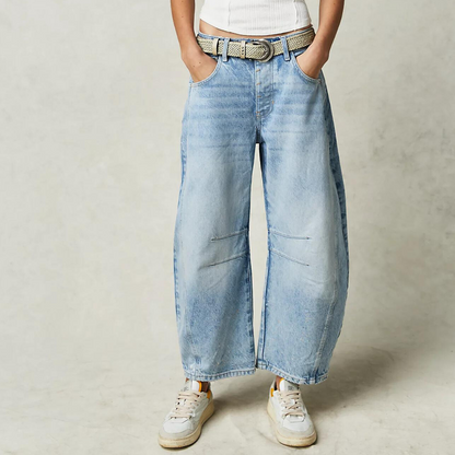 Salomé™ - Komfortable Jeans med Bred Pasform