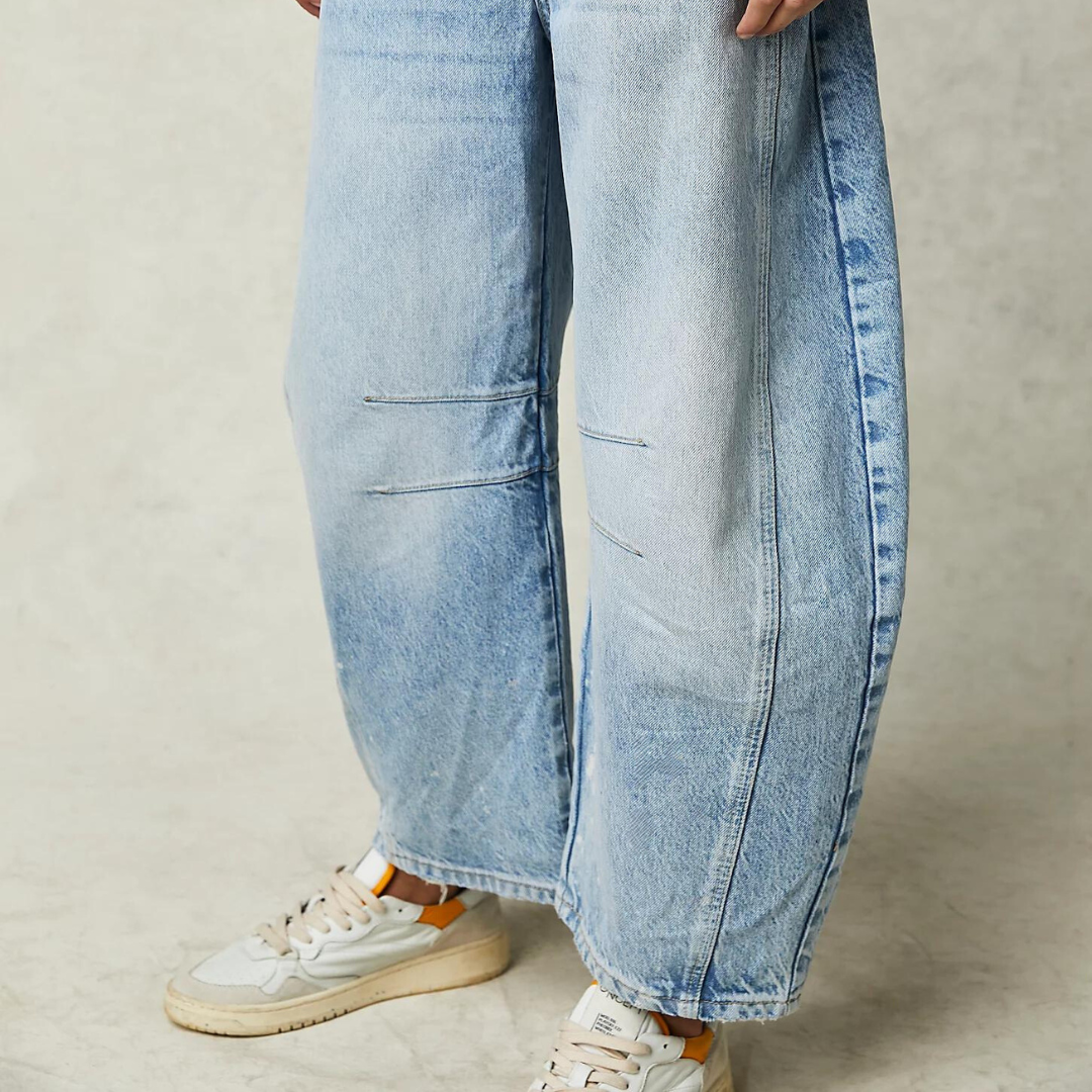 Salomé™ - Komfortable Jeans med Bred Pasform