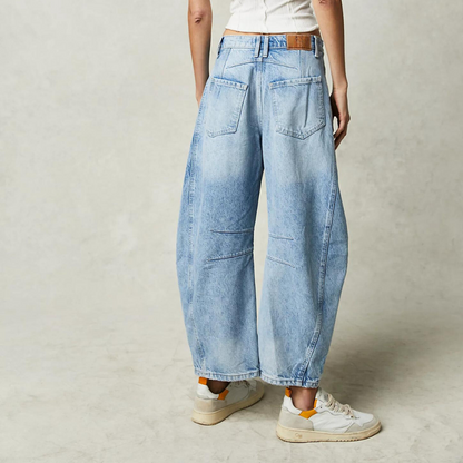 Salomé™ - Komfortable Jeans med Bred Pasform