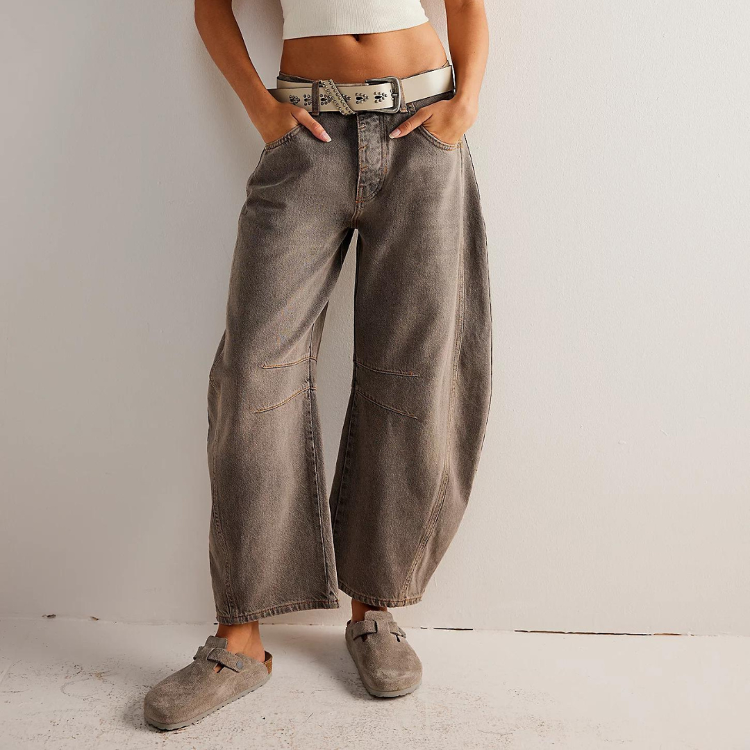 Salomé™ - Komfortable Jeans med Bred Pasform