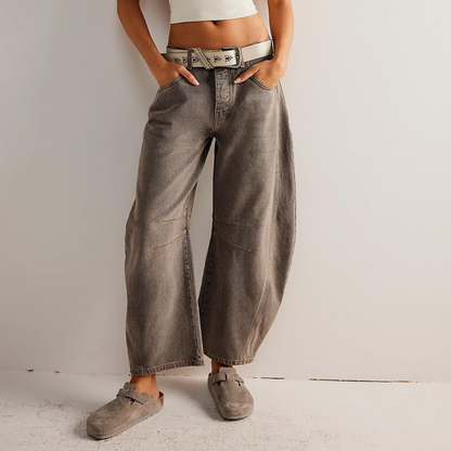 Salomé™ - Komfortable Jeans med Bred Pasform
