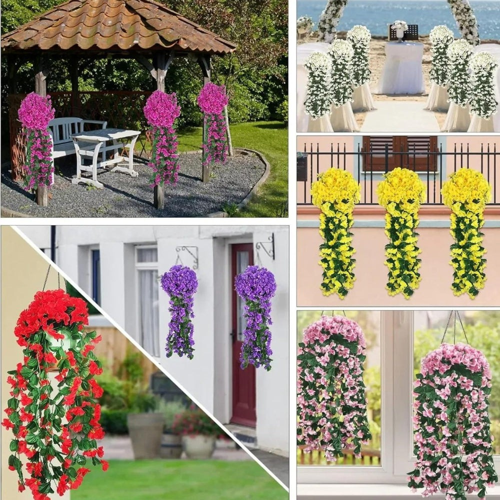 Orkideer Cascade | Kunstblomster til Enhver Lejlighed og Hver Sæson 1+1 GRATIS