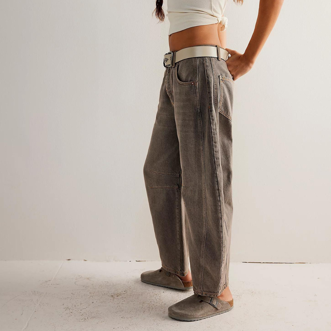 Salomé™ - Komfortable Jeans med Bred Pasform