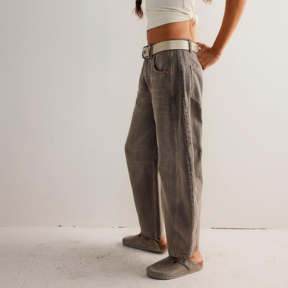 Salomé™ - Komfortable Jeans med Bred Pasform