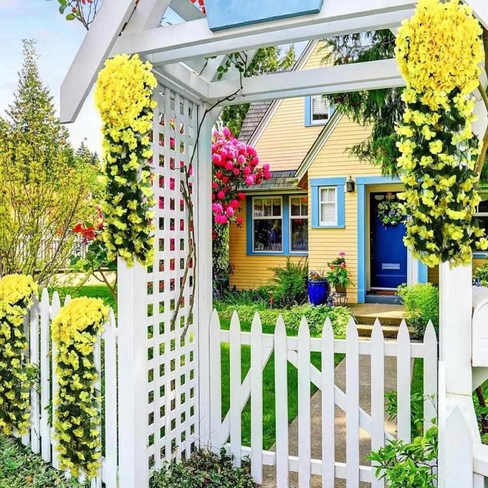 Orkideer Cascade | Kunstblomster til Enhver Lejlighed og Hver Sæson 1+1 GRATIS