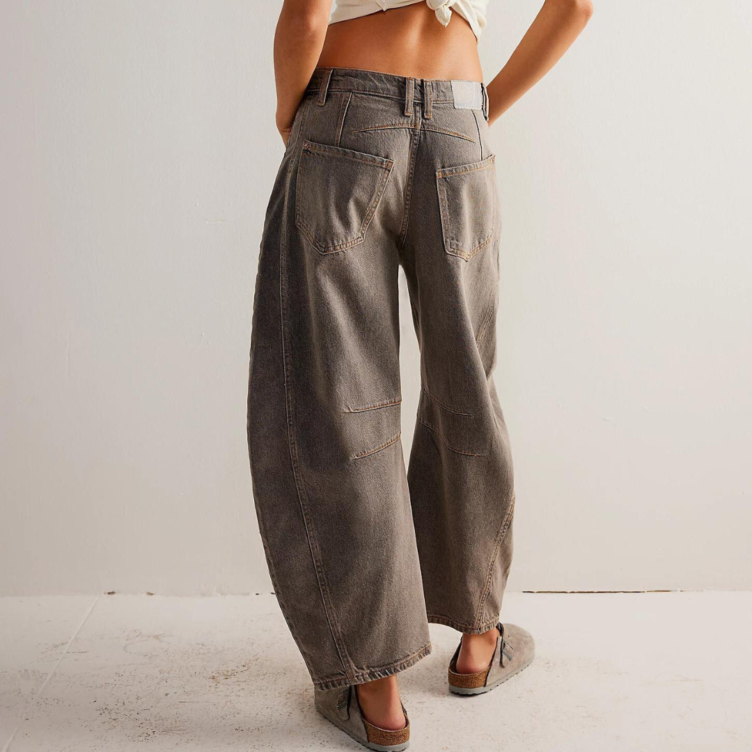 Salomé™ - Komfortable Jeans med Bred Pasform
