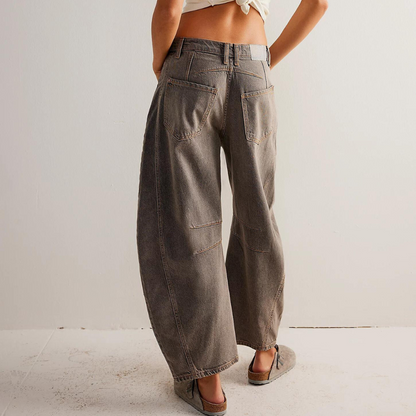 Salomé™ - Komfortable Jeans med Bred Pasform