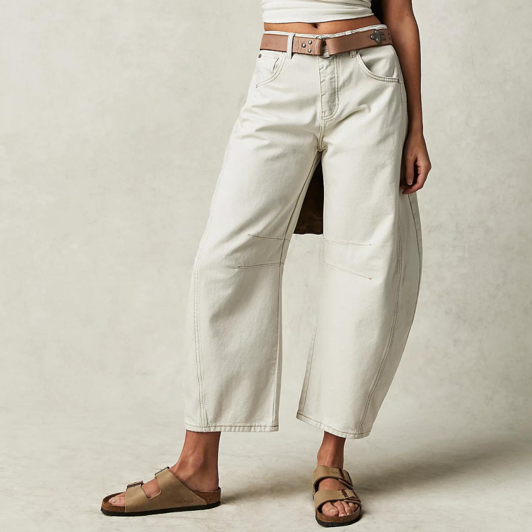 Salomé™ - Komfortable Jeans med Bred Pasform