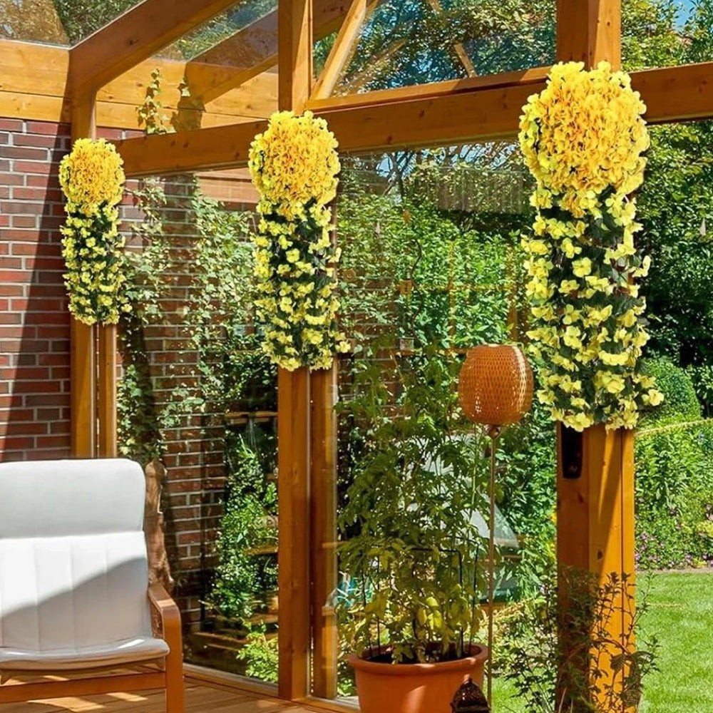 Orkideer Cascade | Kunstblomster til Enhver Lejlighed og Hver Sæson 1+1 GRATIS