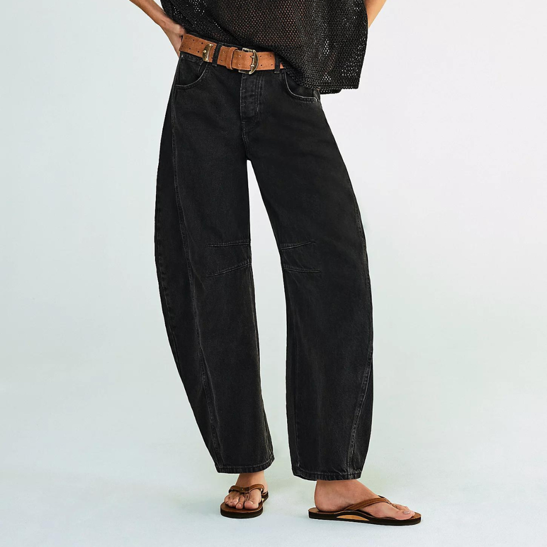 Salomé™ - Komfortable Jeans med Bred Pasform