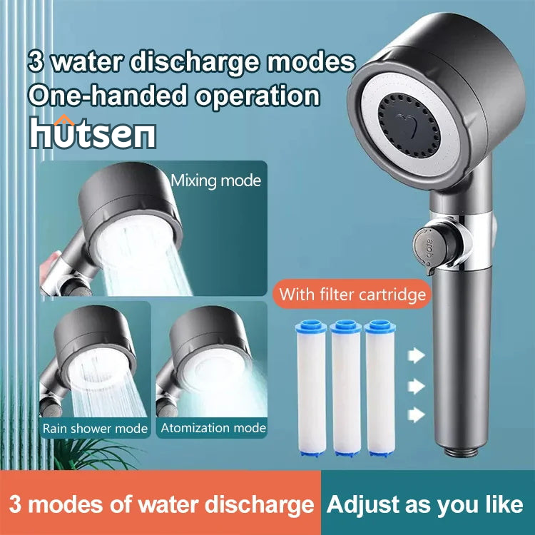 Borhe® Bruser - 4 i 1 Massage og Hudpleje Multifunktionel Brusehoved