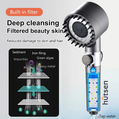 Borhe® Bruser - 4 i 1 Massage og Hudpleje Multifunktionel Brusehoved