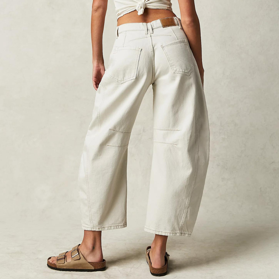 Salomé™ - Komfortable Jeans med Bred Pasform