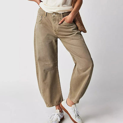 Salomé™ - Komfortable Jeans med Bred Pasform